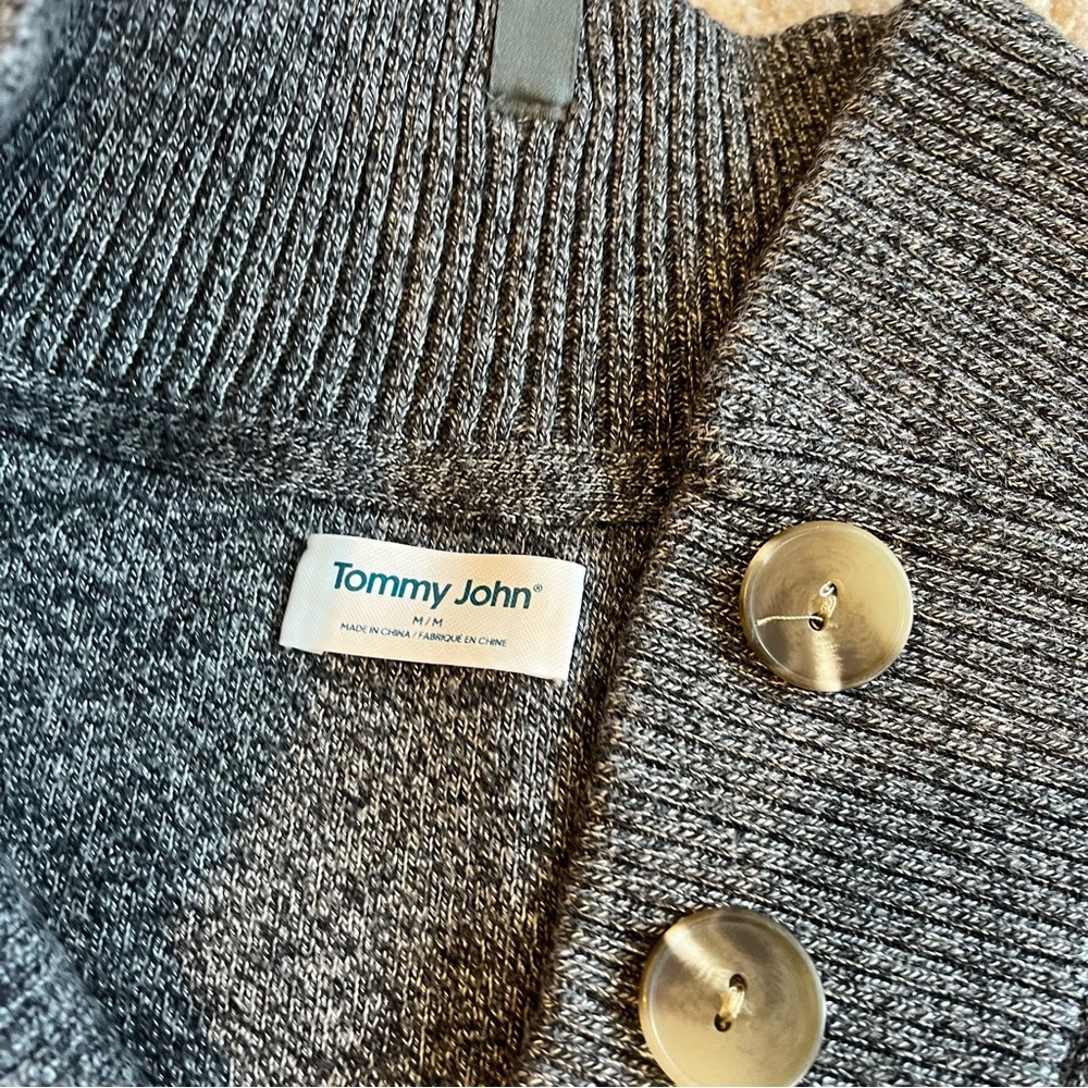 Tommy John Knit Henley Sweater – Size Medium - Picture 5 of 10